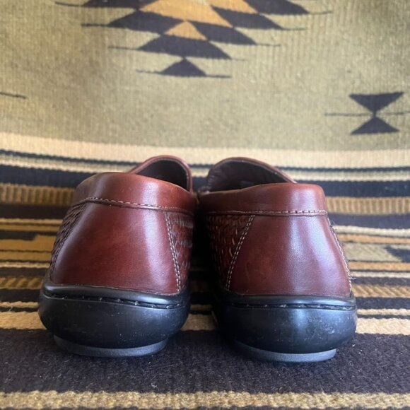 Cole Haan Woven Leather Loafers Mens Size 8 Brown Slip-On Comfort Dress Casual - Picture 3 of 8